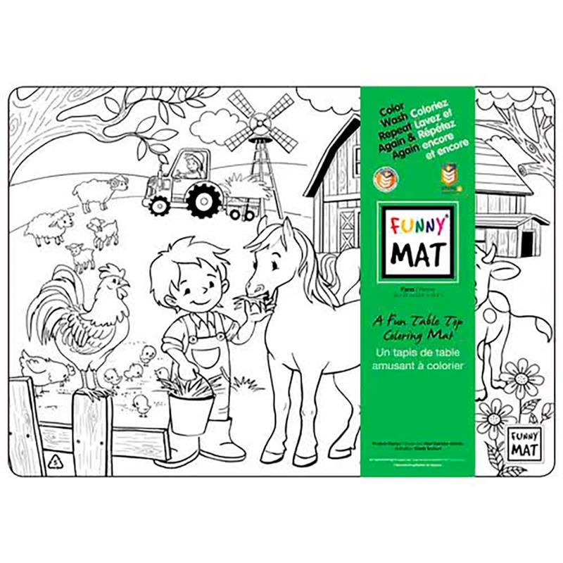 Image COLORING MAT FARM