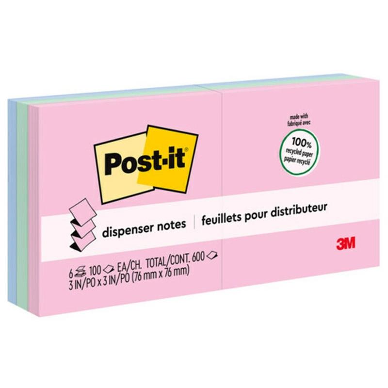 Image Feuillets plus écologiques Post-it® - collection doux soupçons