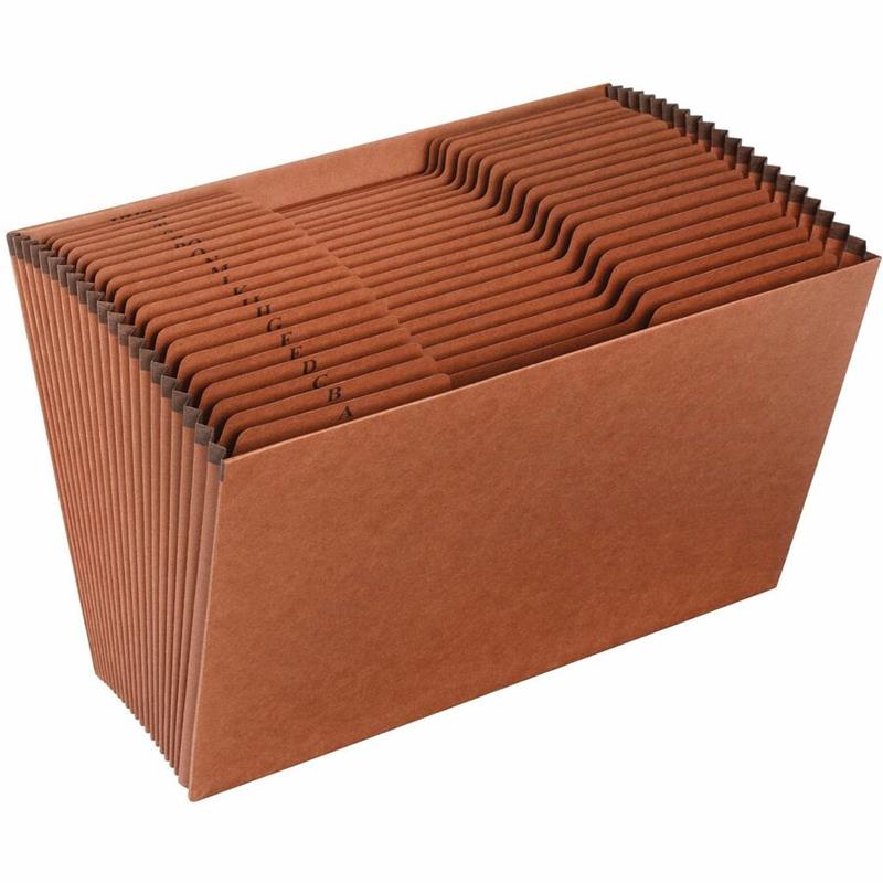 Image Classeur expansible en fibre rouge