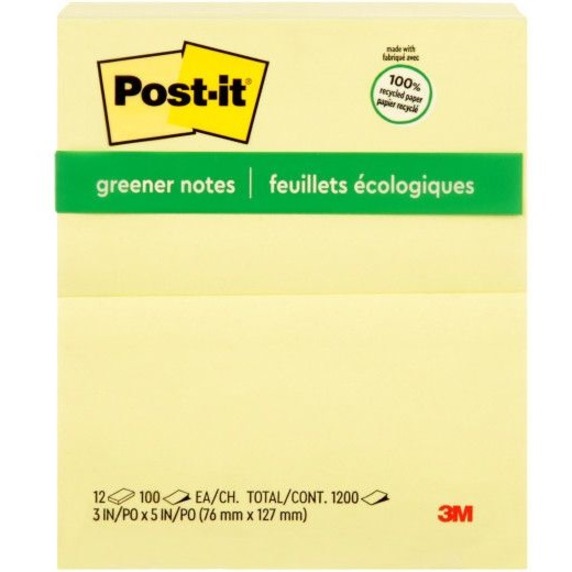 Image Feuillets autoadhésifs Post-it® recyclés